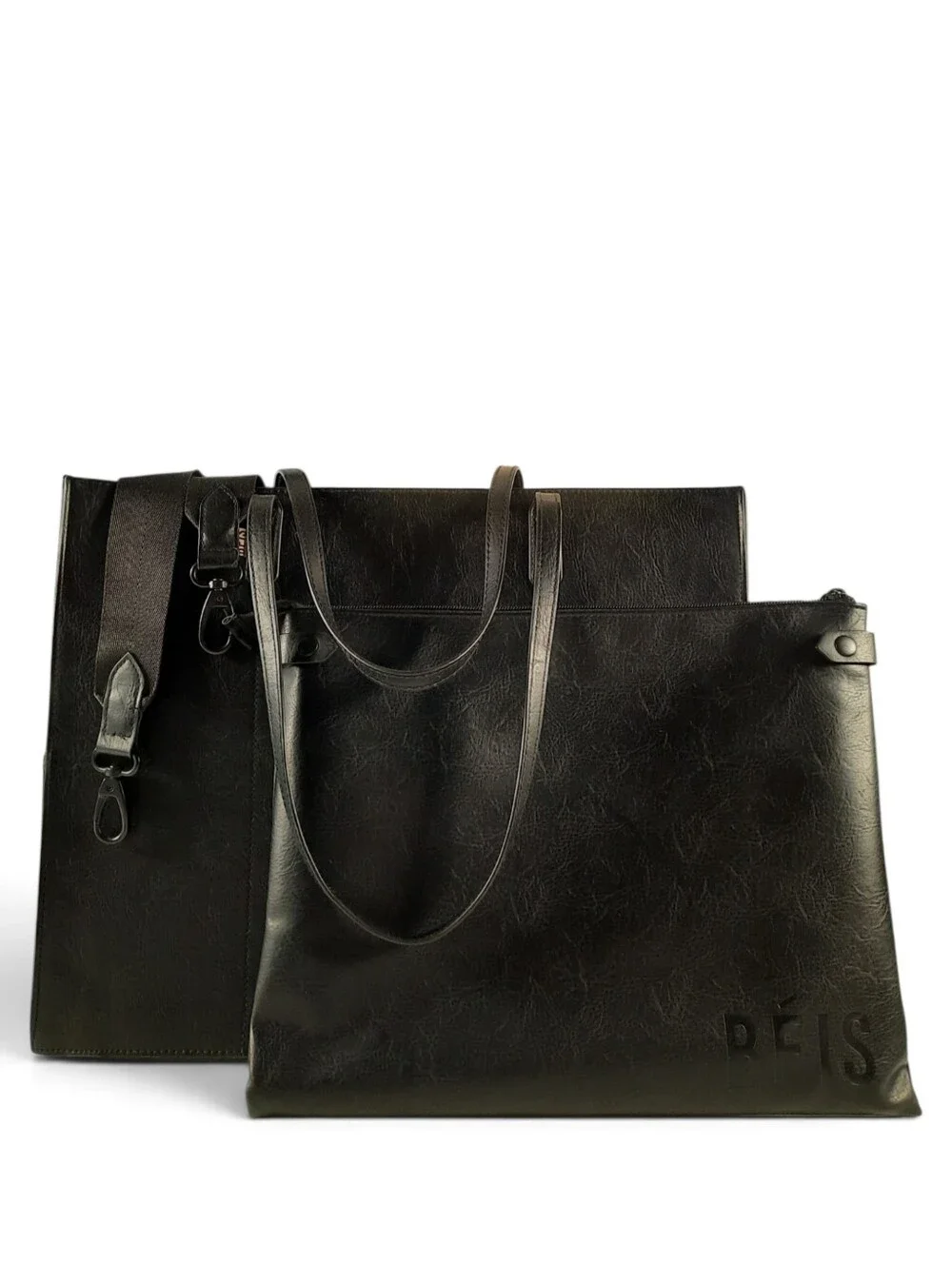 3 Pc BEIS The Work Tote Sleek Minimalist Large Crossbody Travel Work Laptop
